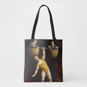 De Sandow Eugen Sandow Vaudeville Gewichtheffer Tote Bag