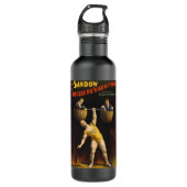 De Sandow Eugen Sandow Vaudeville Gewichtheffer Waterfles (Voorkant)