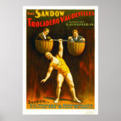 De Sandow Trocadero Vaudevilles Poster (Voorkant)