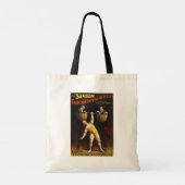 De Sandow Weightlifter bodybuilding, Human Weight Tote Bag (Achterkant)