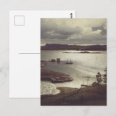 De Sandvik Fiord van Hans Gude Briefkaart (Voorkant / Achterkant)