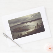 De Sandvik Fiord van Hans Gude Rechthoekige Sticker (Envelop)