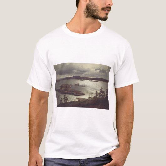 De Sandvik Fiord van Hans Gude T-shirt (Voorkant)