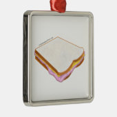 De sandwich van de Ham Metalen Ornament (Rechts)