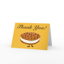 De sandwich van het koekje dankt u