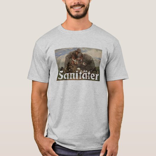 De Sanitäter tijdens de Grote Oorlog T-shirt (Voorkant)