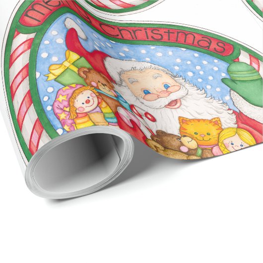 De Santa Claus pakpapier van Chris Davenport (Rol Hoek)