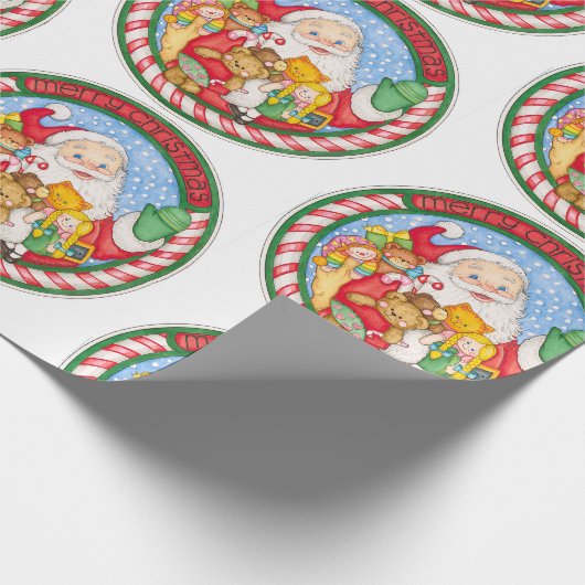 De Santa Claus pakpapier van Chris Davenport (Hoek)