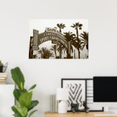 De Santa Monica Pier - 30x20 Poster (Thuiskantoor)