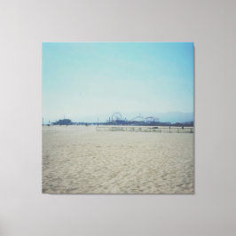 De Santa Monica Pier Canvas Afdruk