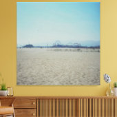 De Santa Monica Pier Canvas Afdruk (Insitu (Woonkamer))