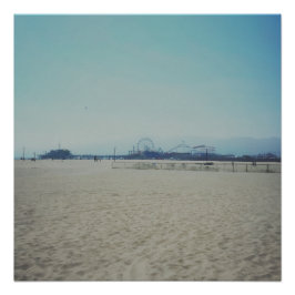 De Santa Monica Pier Perfect Poster