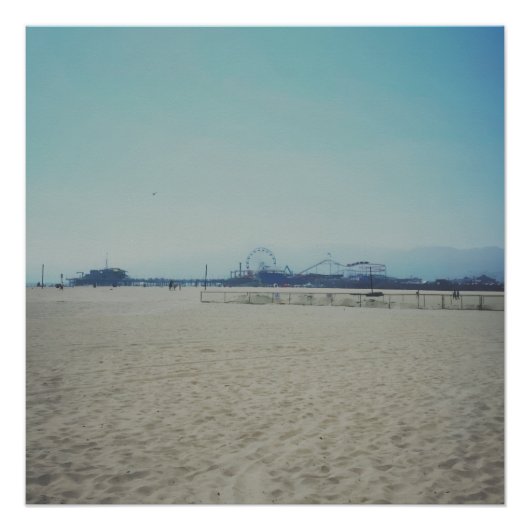 De Santa Monica Pier Perfect Poster (Voorkant)