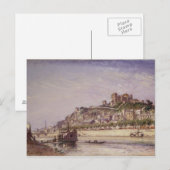 De Saone in Lyon, 1875 Briefkaart (Voorkant / Achterkant)