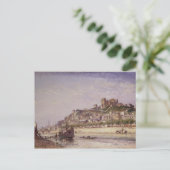 De Saone in Lyon, 1875 Briefkaart (Staand voorkant)