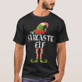 de sarcastische elf elf die kerstmis met elkaar ov t-shirt (Voorkant)