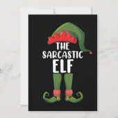 De Sarcastische Elf Familie die Kerst met elkaar i Kaart (Voorkant)