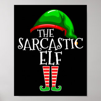 De Sarcastische Elf Familie die Kerst met elkaar i Poster