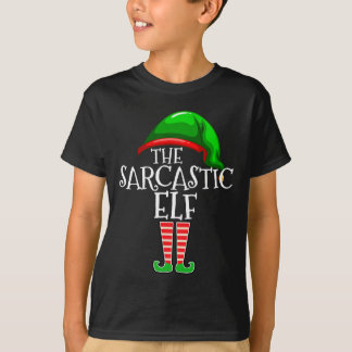 De Sarcastische Elf Familie die Kerst met elkaar i T-shirt
