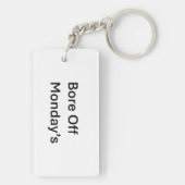 De sarcastische Sleutelhanger van maandag (achterkant)