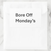 De sarcastische stickers van maandag (Tas)