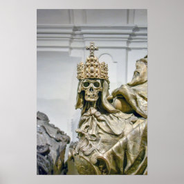 De sarcofaag van keizer Karel VI, Wenen, Oostenrij Poster