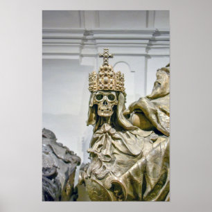 De sarcofaag van keizer Karel VI, Wenen, Oostenrij Poster
