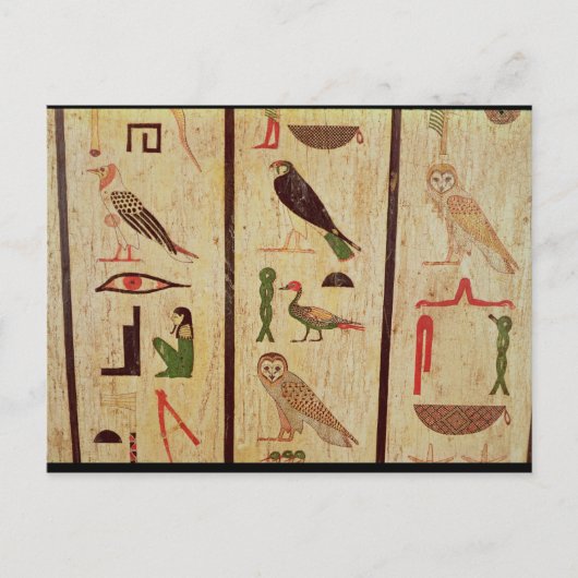 De sarcofaag van Psamtik I (664-610 BC) - gegevens Briefkaart (Voorkant)