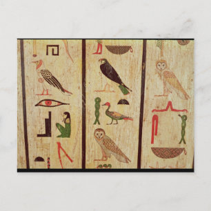 De sarcofaag van Psamtik I (664-610 BC) - gegevens Briefkaart