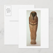 De sarcofaag van Psamtik I (664-610 BC) laat per Briefkaart (Voorkant / Achterkant)