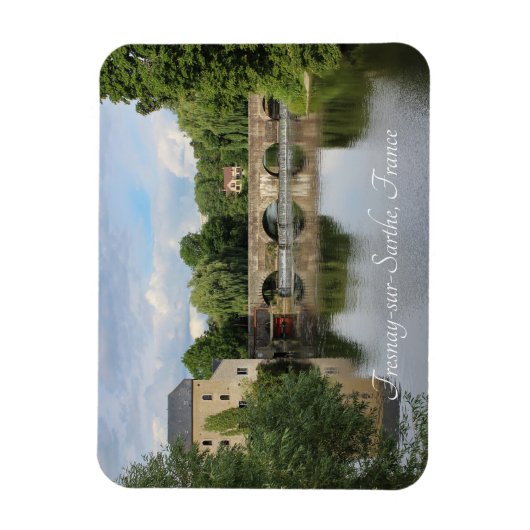 De Sarthe, Fresnay-sur-Sarthe, Frankrijk Magneet (Verticaal)