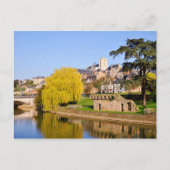 De Sarthe in Le Mans in Frankrijk Briefkaart (Voorkant)