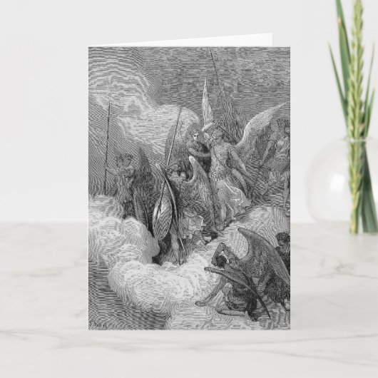 De Satan van de Aanvallen van Abdiel Kaart (Voorkant)