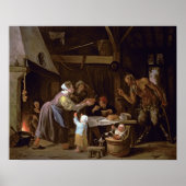 De satelliet en de familie poster (Voorkant)