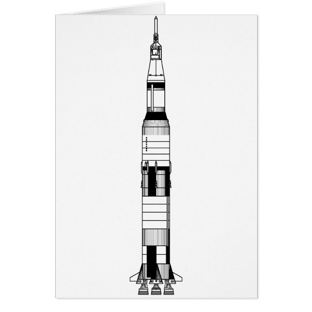 De Saturn V Rocket (Voorkant)