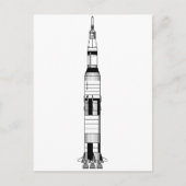 De Saturn V Rocket Briefkaart (Voorkant)