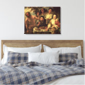 De satyr en de paasantia canvas afdruk (Insitu (Slaapkamer))