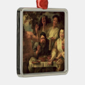 De satyr en de paasantia metalen ornament (Rechts)