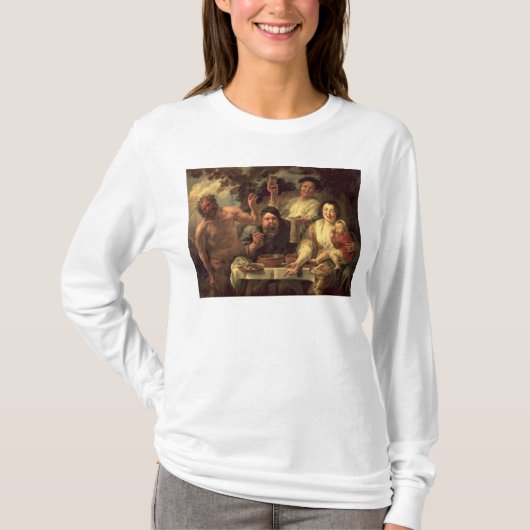 De satyr en de paasantia t-shirt (Voorkant)
