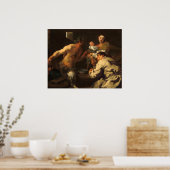 De Satyr - Johann Liss Duitse Fijne Kunst Poster (Keuken)