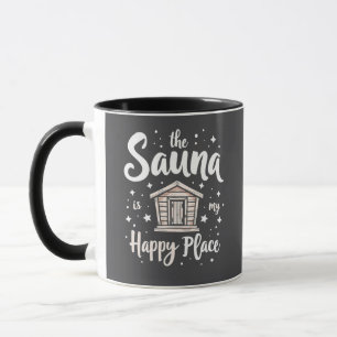 De sauna is mijn gelukkige plek mok