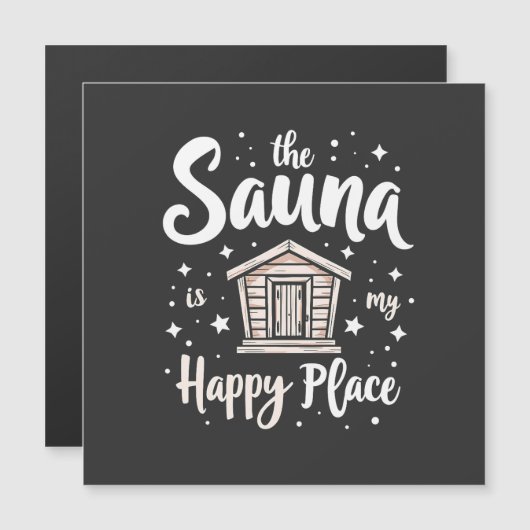 De Sauna is Mijn Geluksplek  (Voorkant / Achterkant)