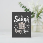 De Sauna is Mijn Geluksplek  Briefkaart (Staand voorkant)