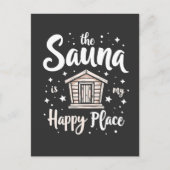 De Sauna is Mijn Geluksplek Briefkaart (Voorkant)