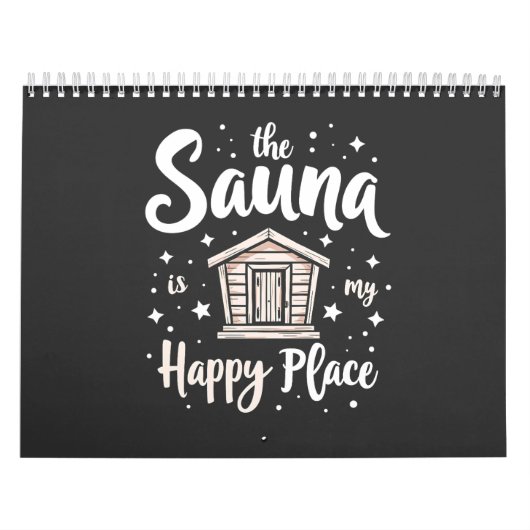 De Sauna is Mijn Geluksplek  Kalender (Hoes)