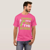 De Saurus Funny Thesaurus Pun Dinosaur Shirt (Voorkant volledig)