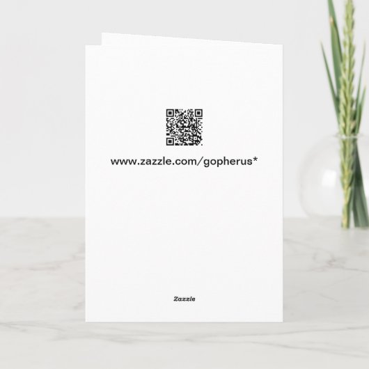 De Saurus Verjaardag Humor Kaart (Achterkant)