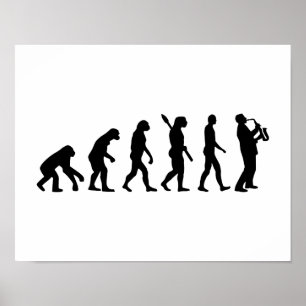 De Saxofoon van de evolutie Poster