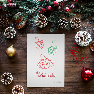 De Sbuirrels #10: "Een Sbuirrels Kerstmis" (2021) Bedankkaart