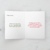 De Sbuirrels #10: "Een Sbuirrels Kerstmis" (2021) Bedankkaart (Binnen)